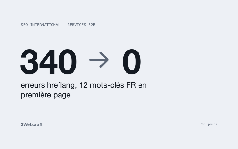 Expansion B2B internationale : chiffre clé du projet